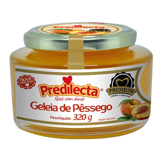 Geleia de Pêssego Predilecta Premium 320g