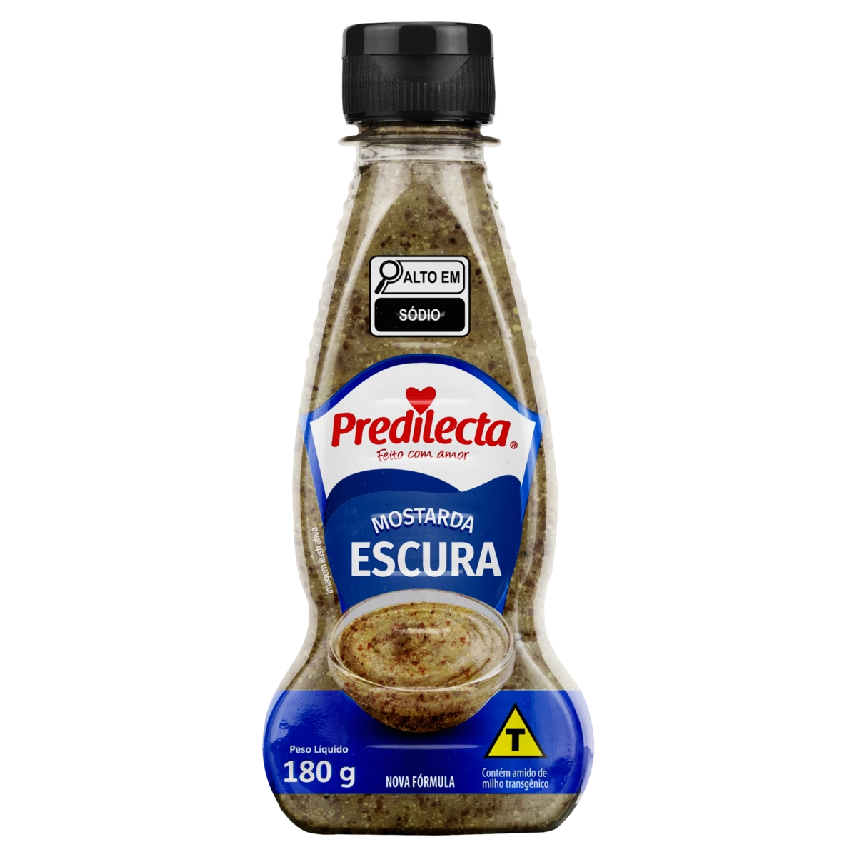 Mostarda Escura Predilecta Squeeze 180g