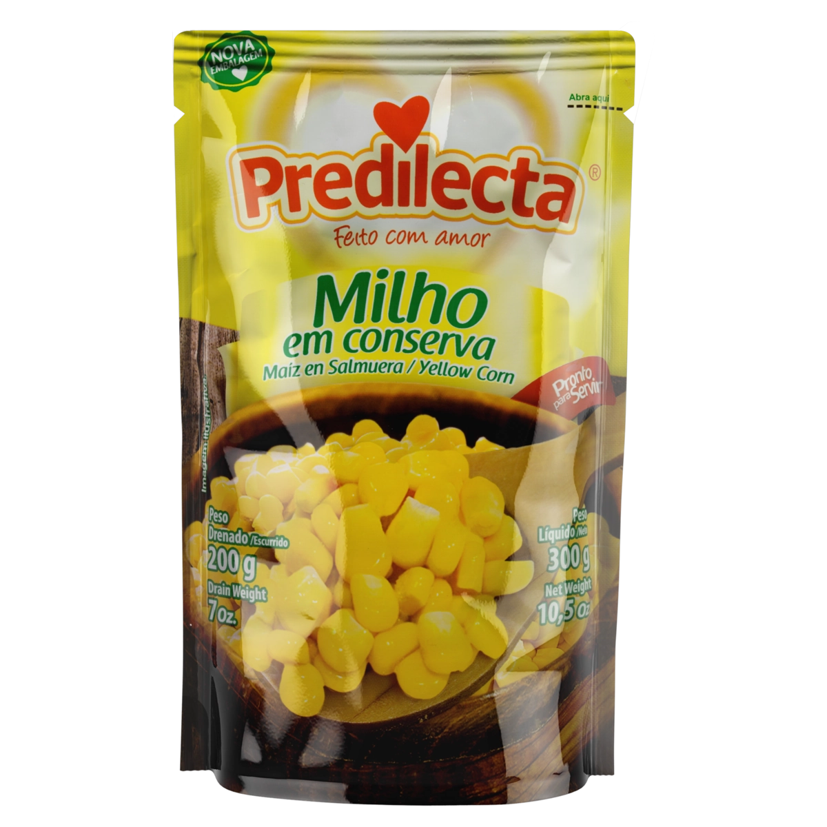 Milho Verde Em Conserva Predilecta Sachê 200g