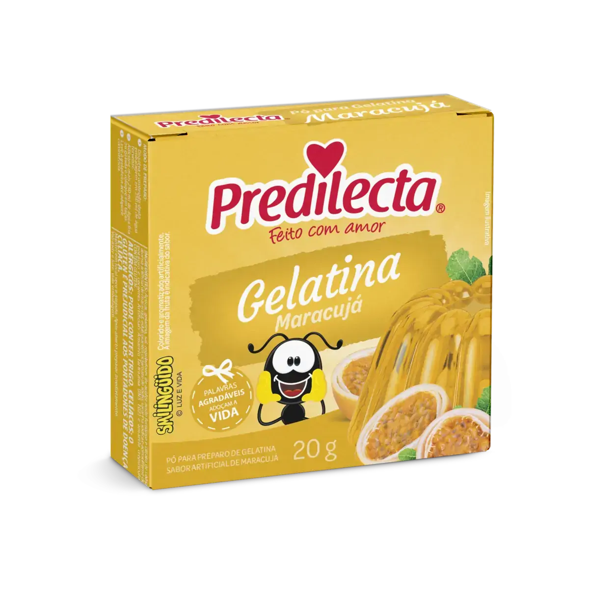 Gelatina Pó Maracujá Turma Da Mônica Predilecta Caixa 20g