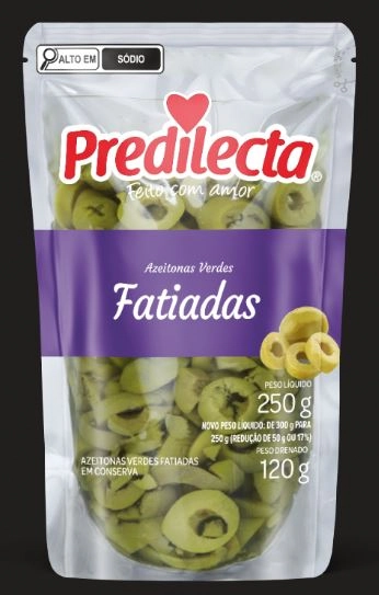 Azeitona Verde Fatiada 120 G Predilecta