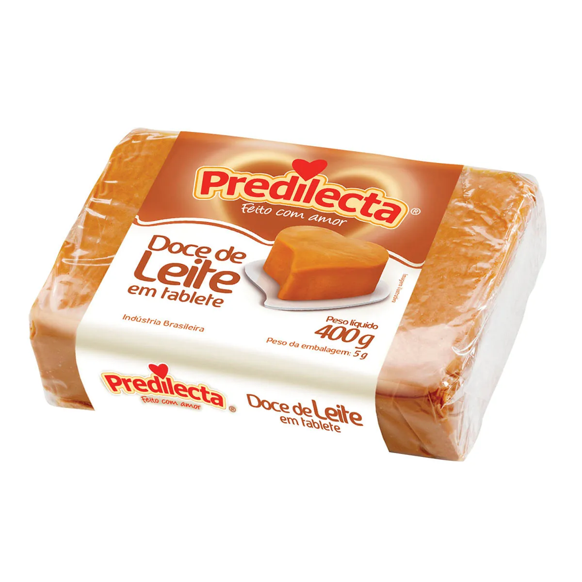 Doce De Leite Em Tablete PREDILECTA Pacote 400g