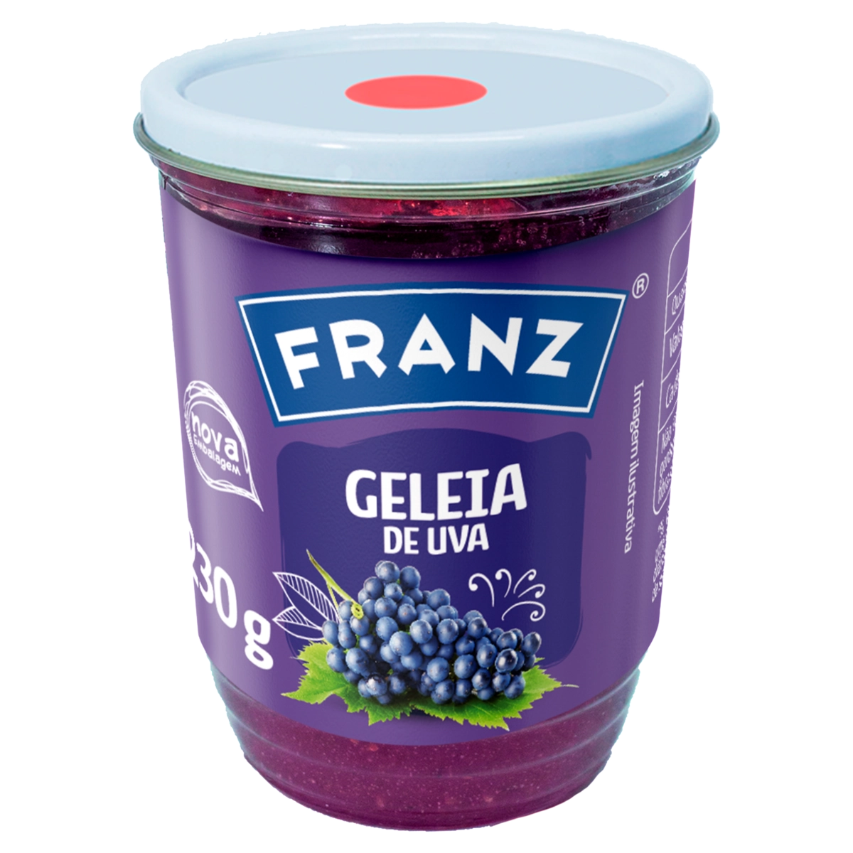 Geleia Uva Franz Vidro 230g