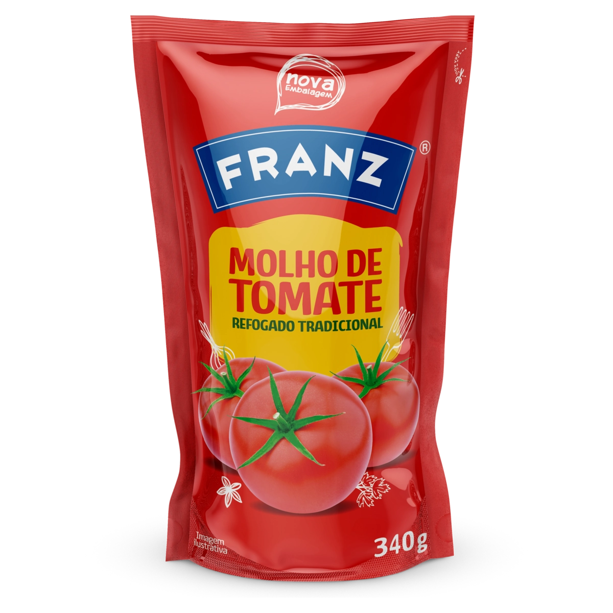 Molho De Tomate Tradicional Franz Sachê 340g