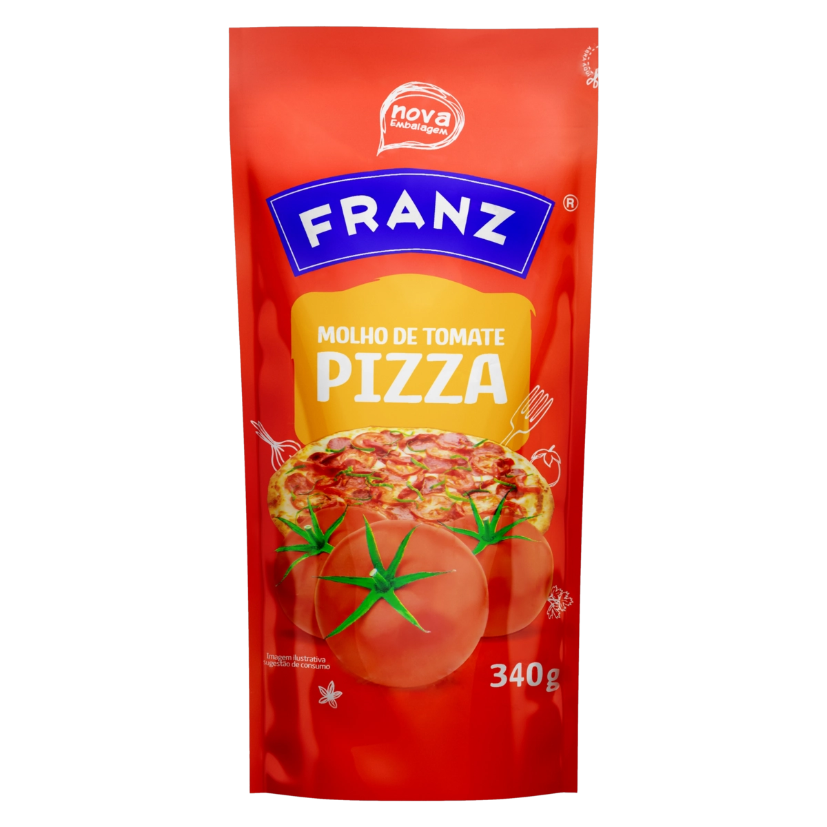 Molho De Tomate Pizza Franz Sachê 340g