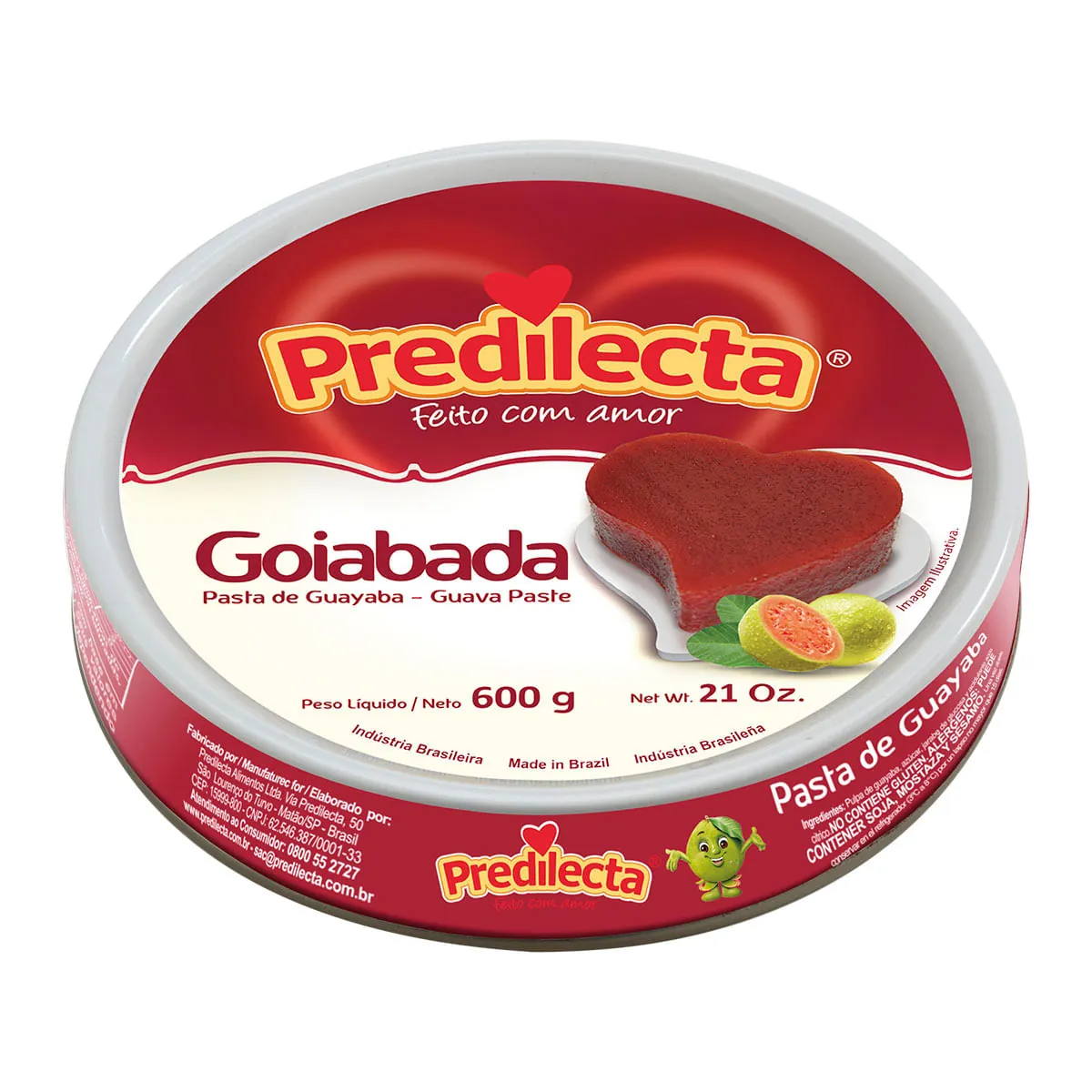 Goiabada Lisa PREDILECTA Lata 600g