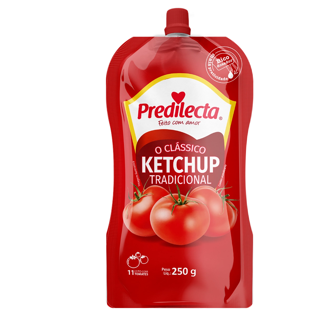 Ketchup Tradicional Predilecta Squeeze 250g