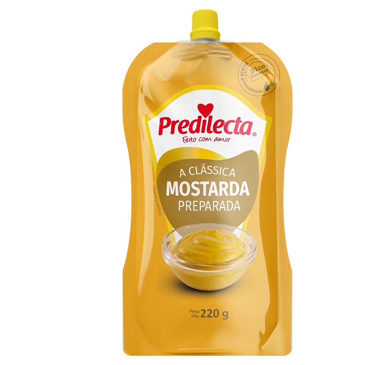 Mostarda Amarela Predilecta Squeeze 220g