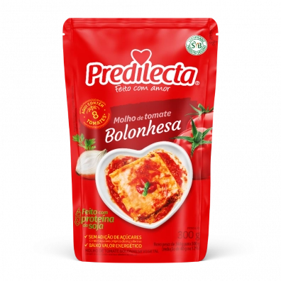 Molho De Tomate à Bolonhesa Predilecta Sachê 300g