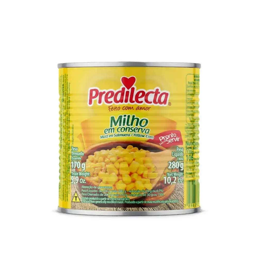 Milho Verde Em Conserva Predilecta Lata 170g