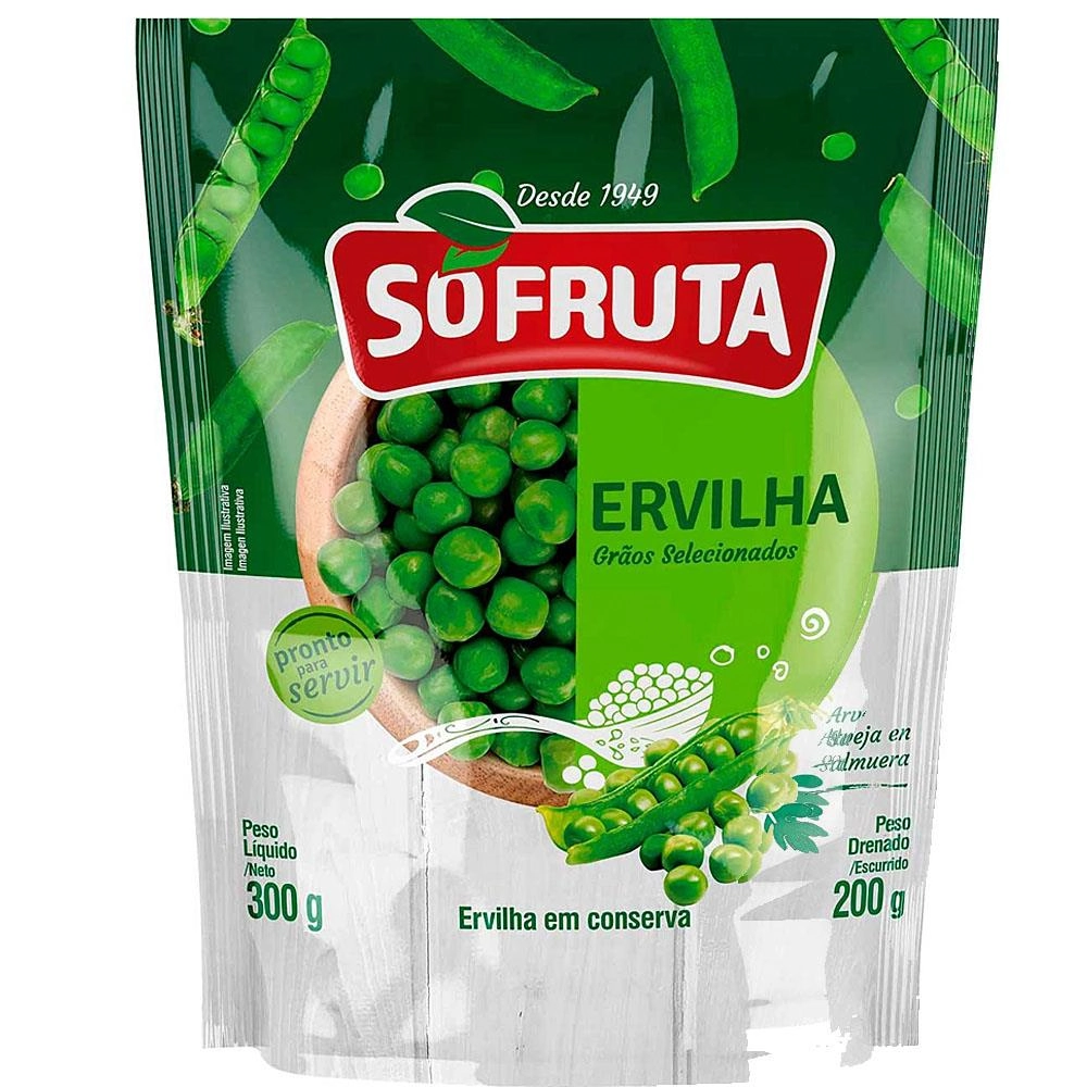 Ervilha Sache 32x170g Cx Sofruta Tot. Tributos R 7,38 Federal R 9,88 Estadual