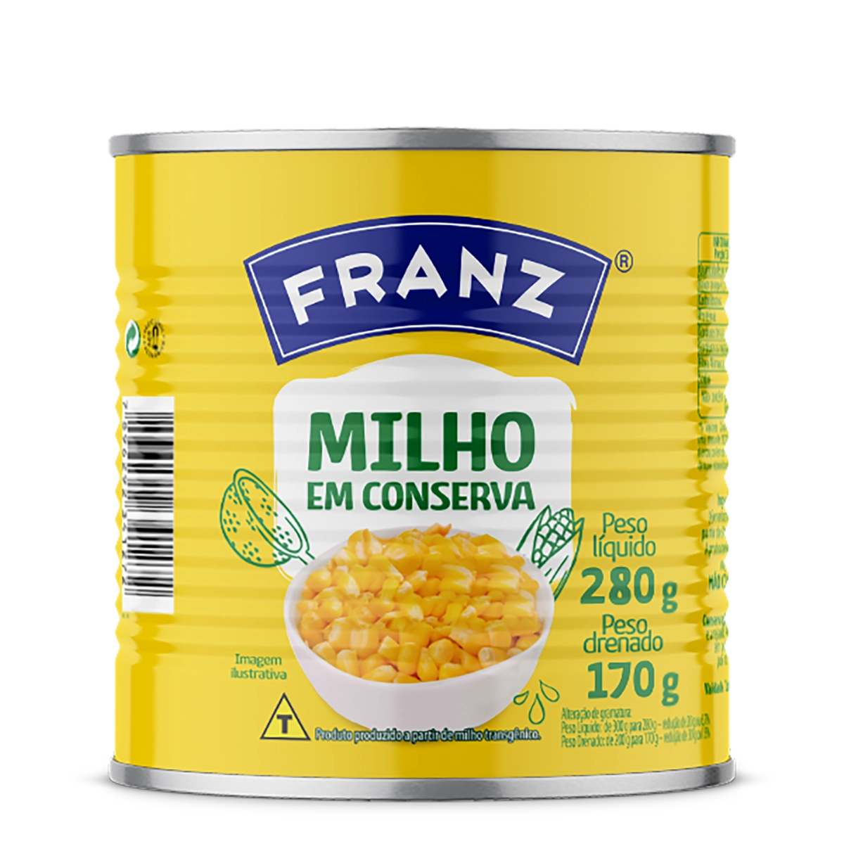 Milho Verde Em Conserva Franz Lata 170g