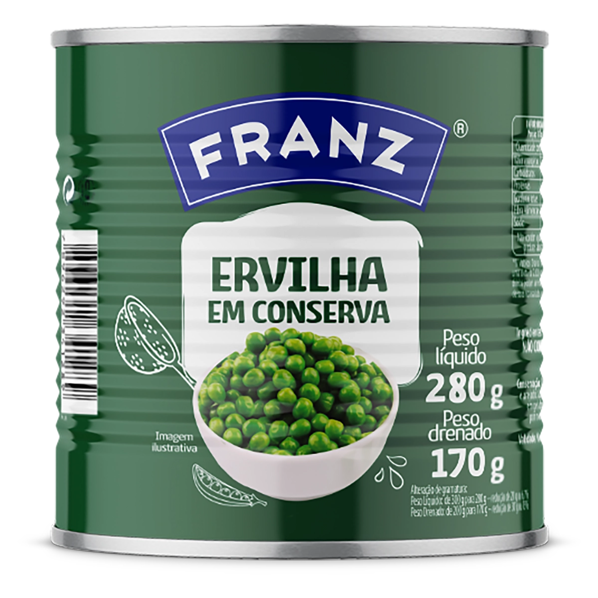 Ervilha Em Conserva Franz Lata 170g