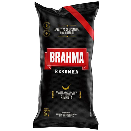Salgadinho Pimenta Brahma Resenha Pacote 50g