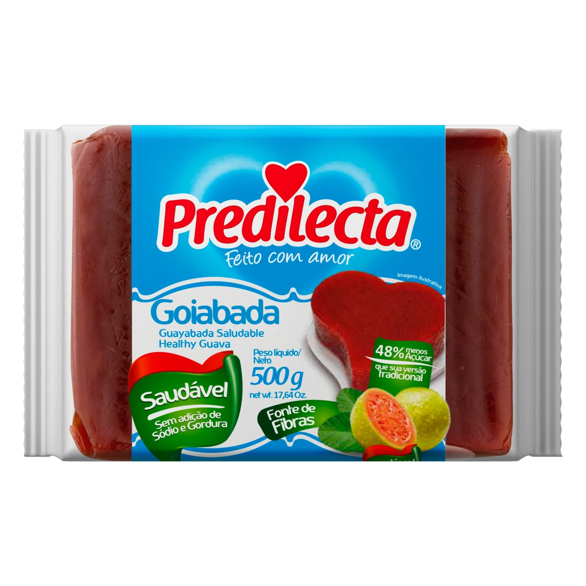 Goiabada Predilecta Gourmet Pacote 500g