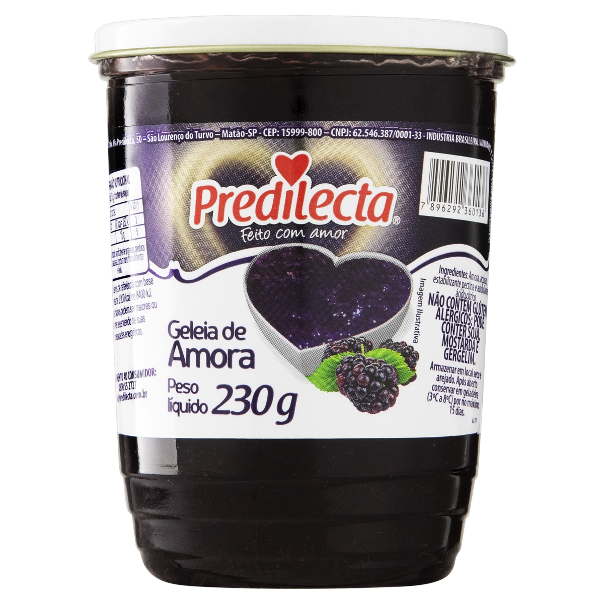 Geleia Amora Predilecta Vidro 230g