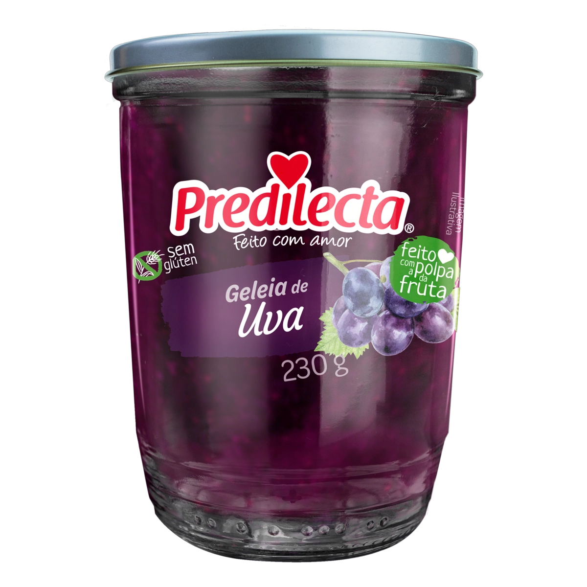 Geleia Uva Predilecta Vidro 230g