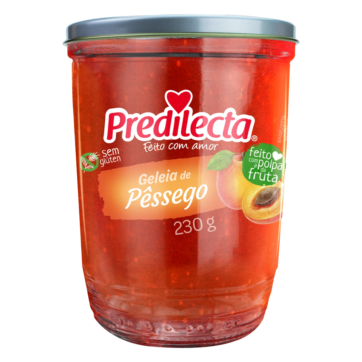 Geleia Pêssego Predilecta Vidro 230g
