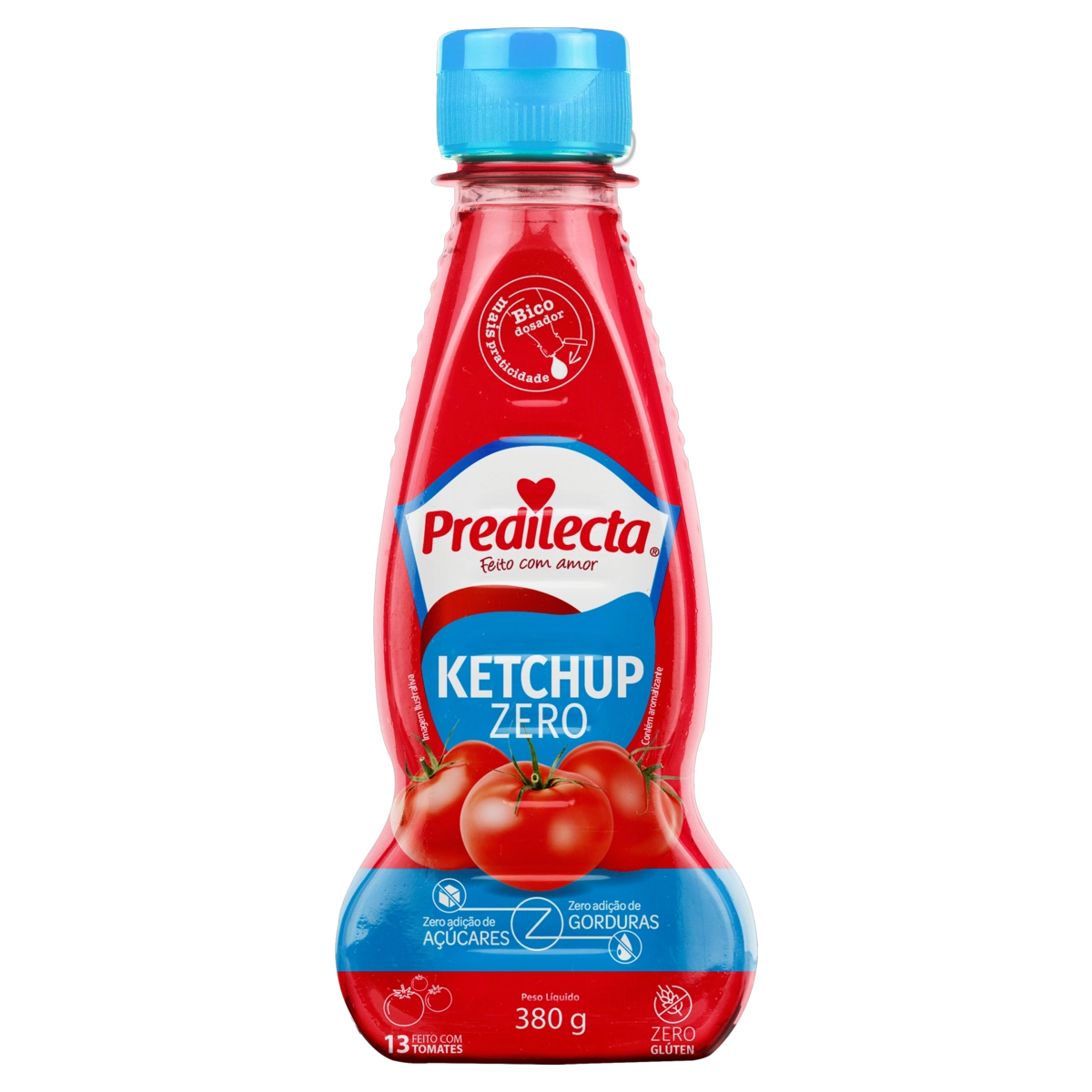 Ketchup Predilecta Zero Squeeze 380g