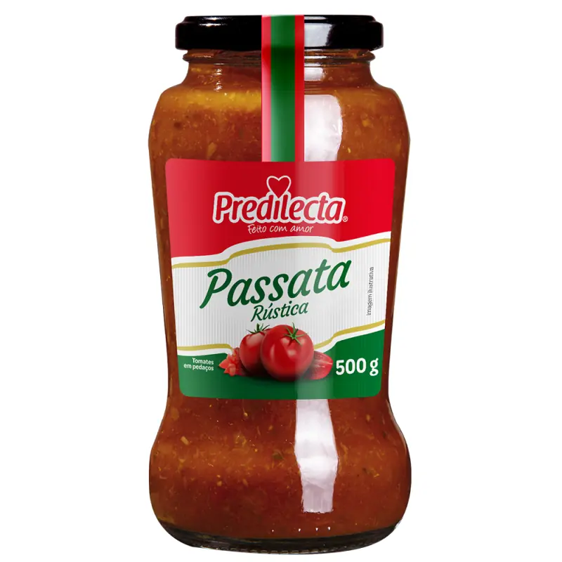 Passata De Tomate Rústica Predilecta Vidro 500g