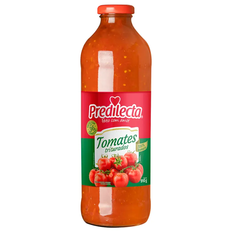Tomate Triturado Predilecta Vidro 910g