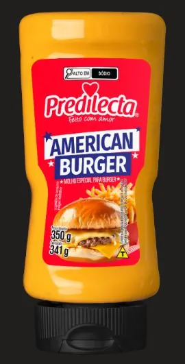 Molho American Burger Picles Predilecta Squeeze 350g