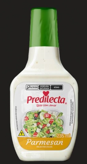 Molho Para Salada Parmesan Predilecta Squeeze 235ml