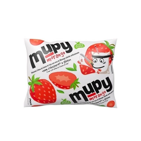 Bebida Soja Mupy Saquinho Morango