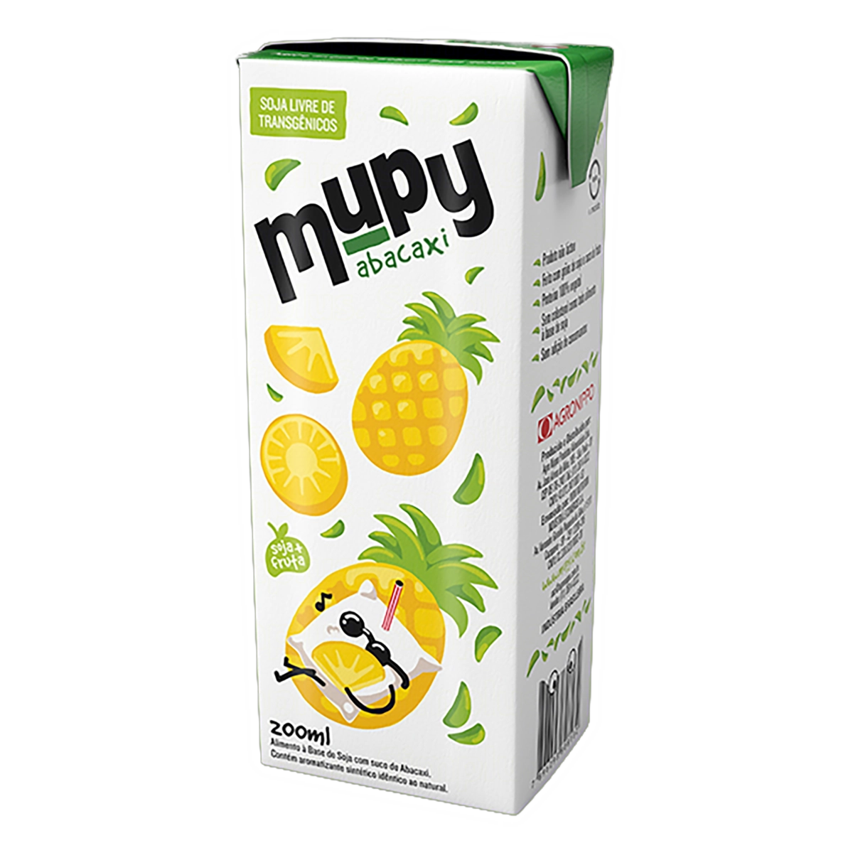 Bebida à Base De Soja Abacaxi Mupy Caixa 200ml