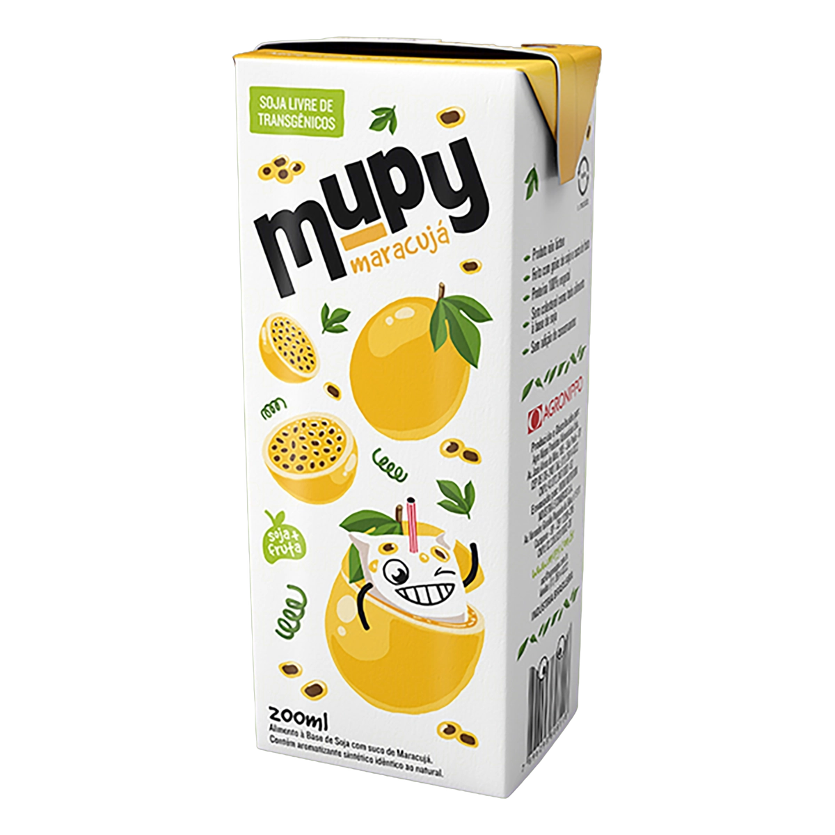 Bebida à Base De Soja Maracujá Mupy Caixa 200ml
