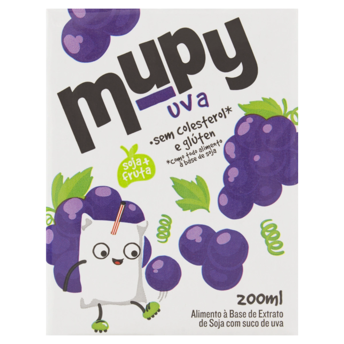 Bebida à Base De Soja Uva Mupy Caixa 200ml