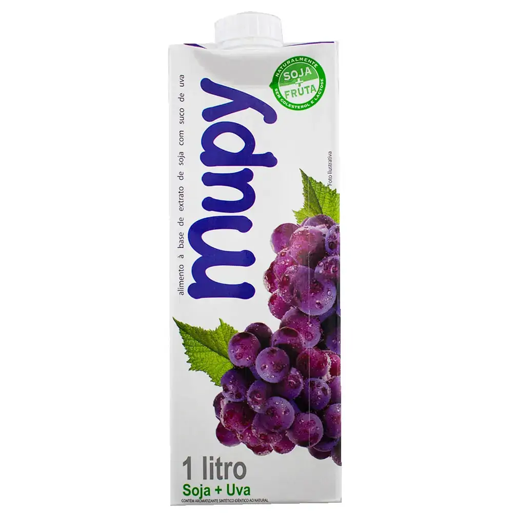 Bebida à Base De Soja Uva Mupy Caixa 1l