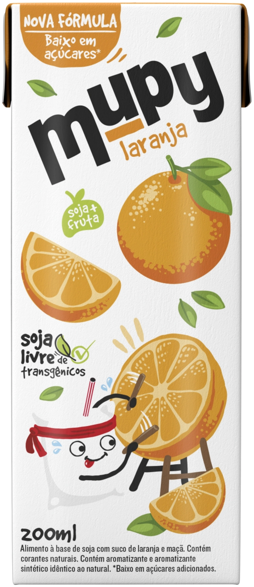 Suco Mupy Soja Laranja 200ml
