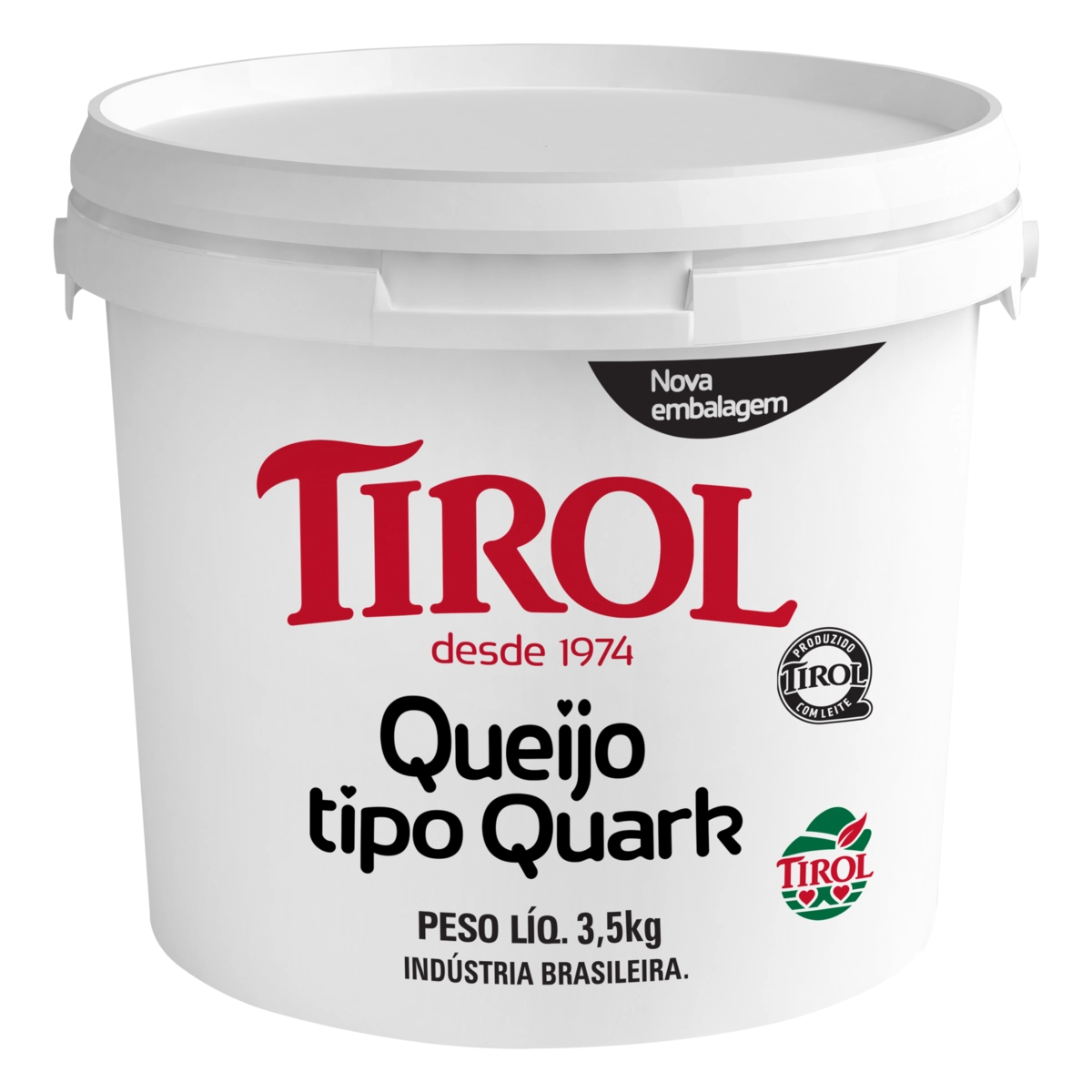 Queijo Quark Tirol Balde 3,5kg
