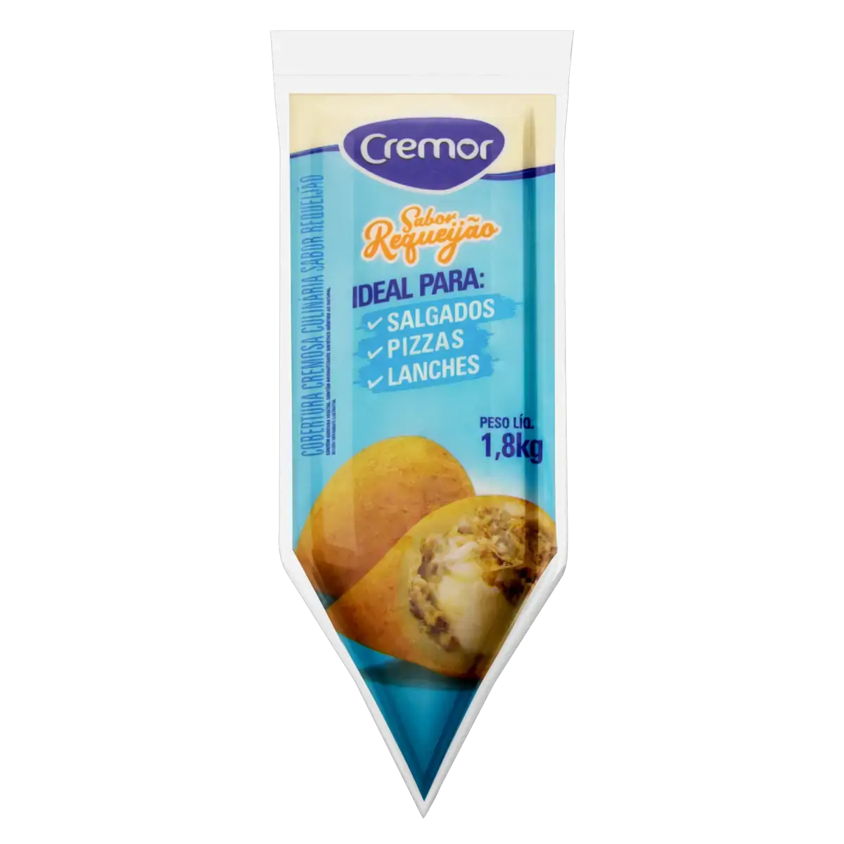 Cobertura Cremosa Culinária Requeijão Cremor Bisnaga 1,8kg