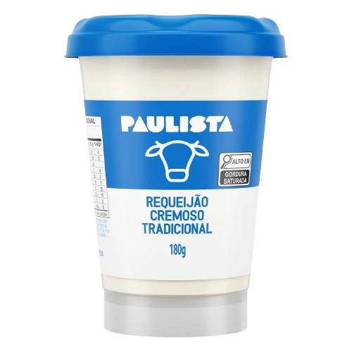 Requeijão Cremoso Tradiconal Paulista Copo 180g