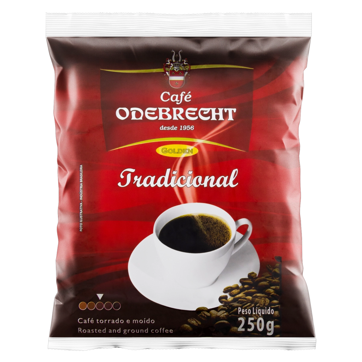 Café Torrado E Moído Tradicional Café Odebrecht Golden Pacote 250g