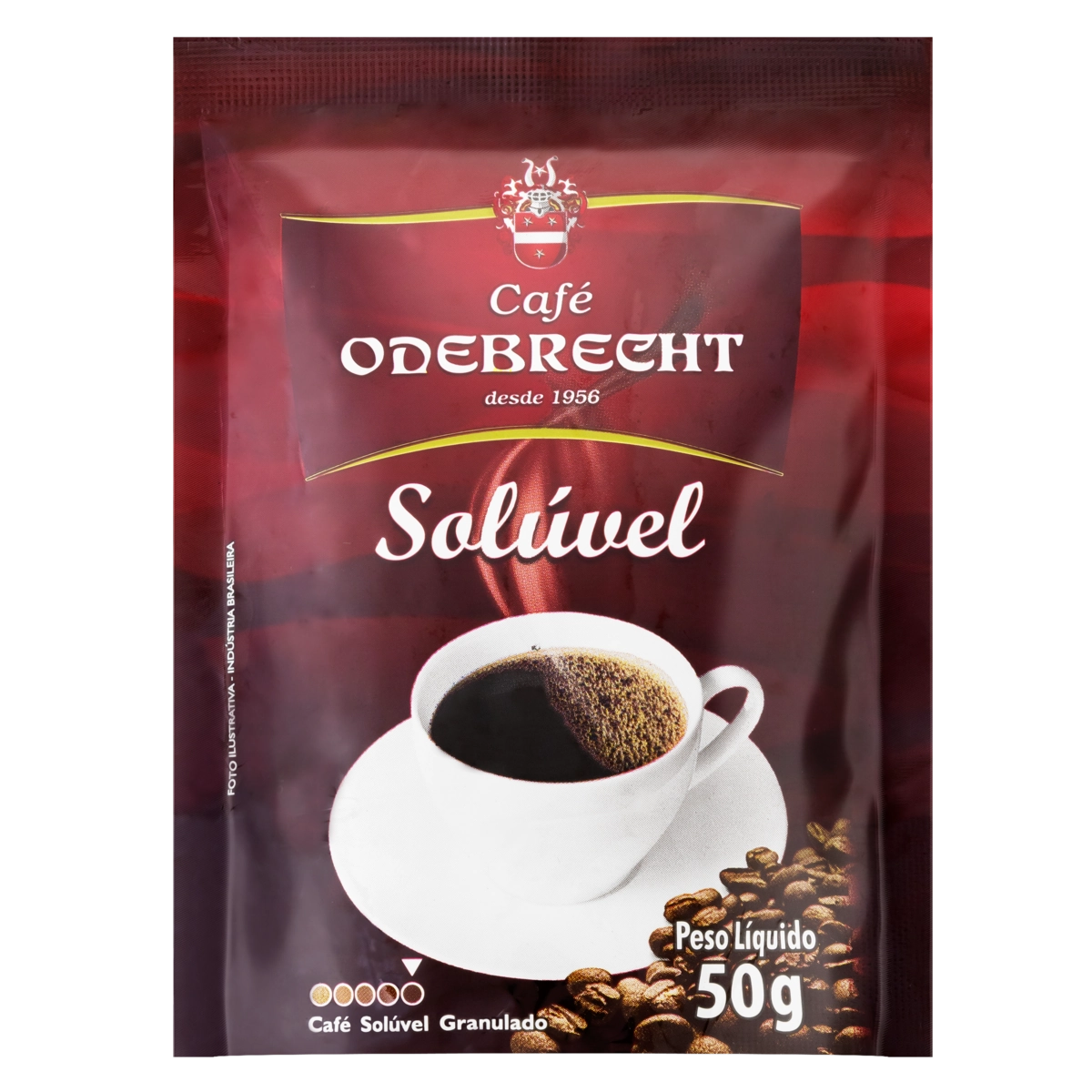 Café Solúvel Granulado Café Odebrecht Sachê 50g