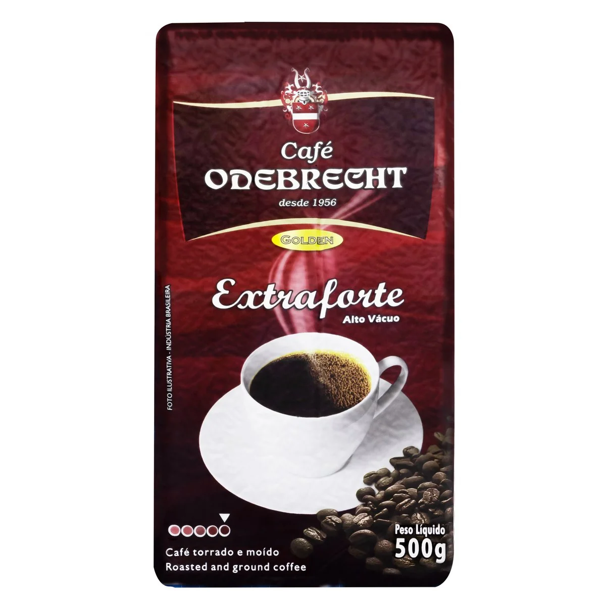 Café Torrado E Moído A Vácuo Extraforte Café Odebrecht Pacote 500g
