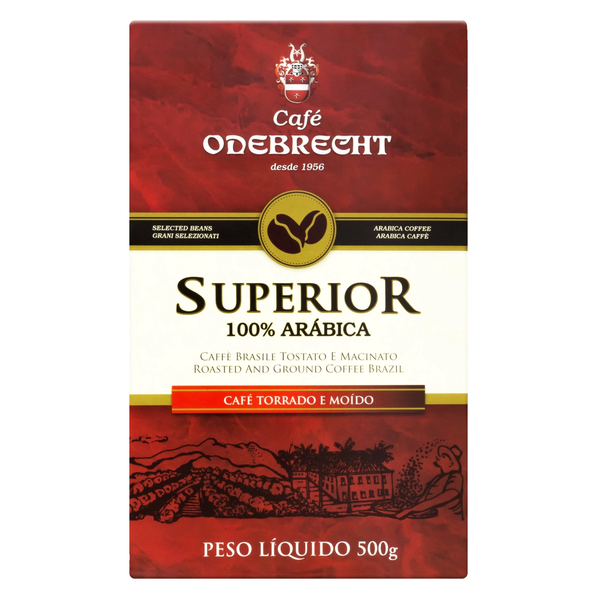 Café Torrado E Moído Superior Café Odebrecht Caixa 500g