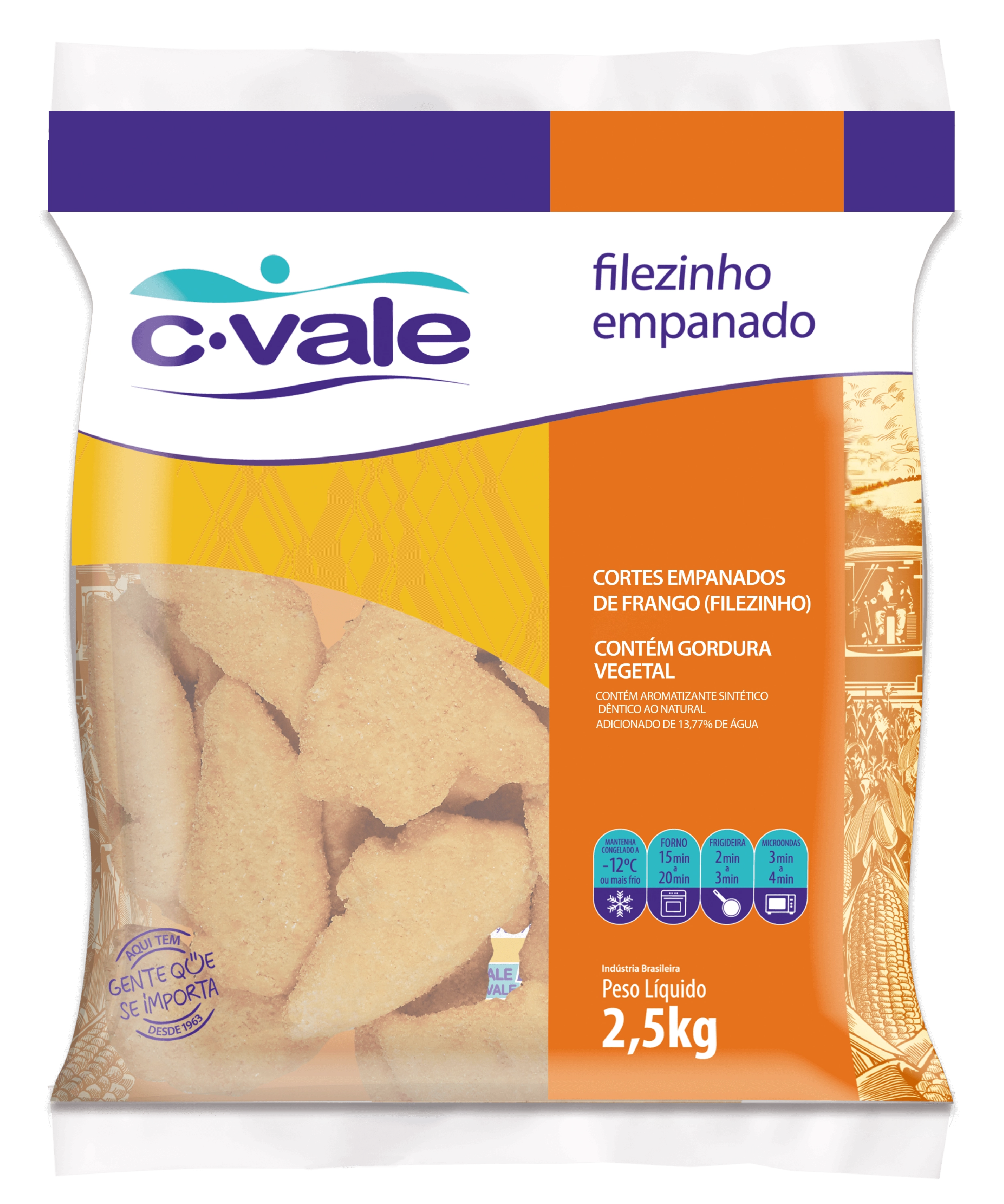 Loja File De Frango Inbutido Empanado Kg