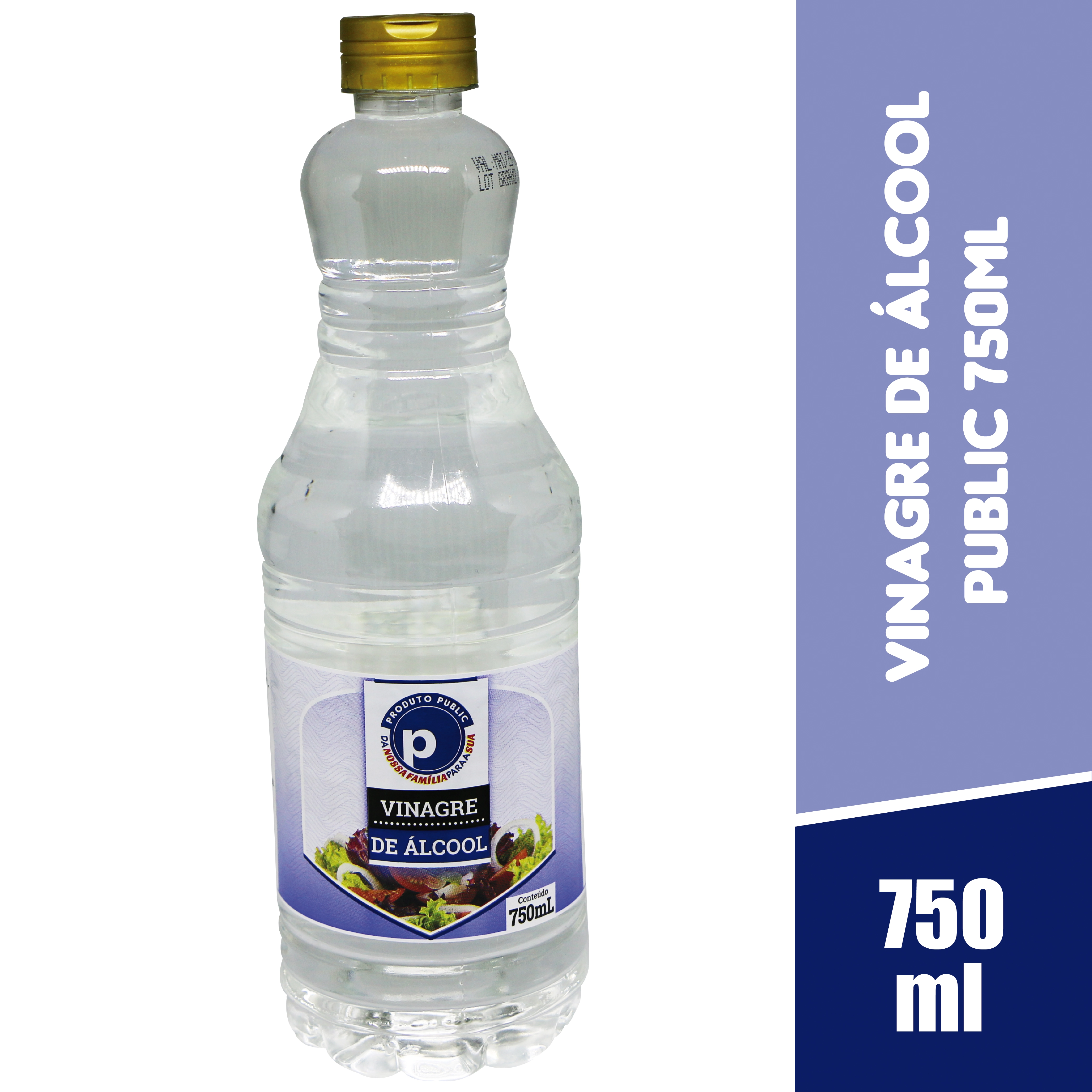 Vinagre Public 750ml Alcool