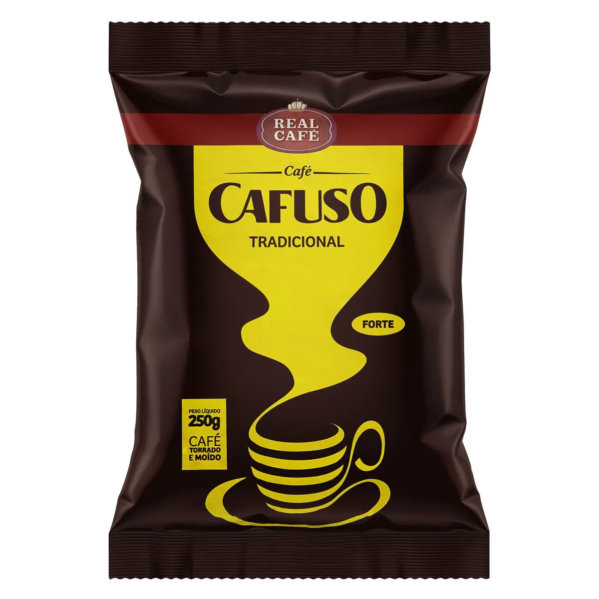 Café Torrado E Moído Tradicional Forte Cafuso Pacote 250g