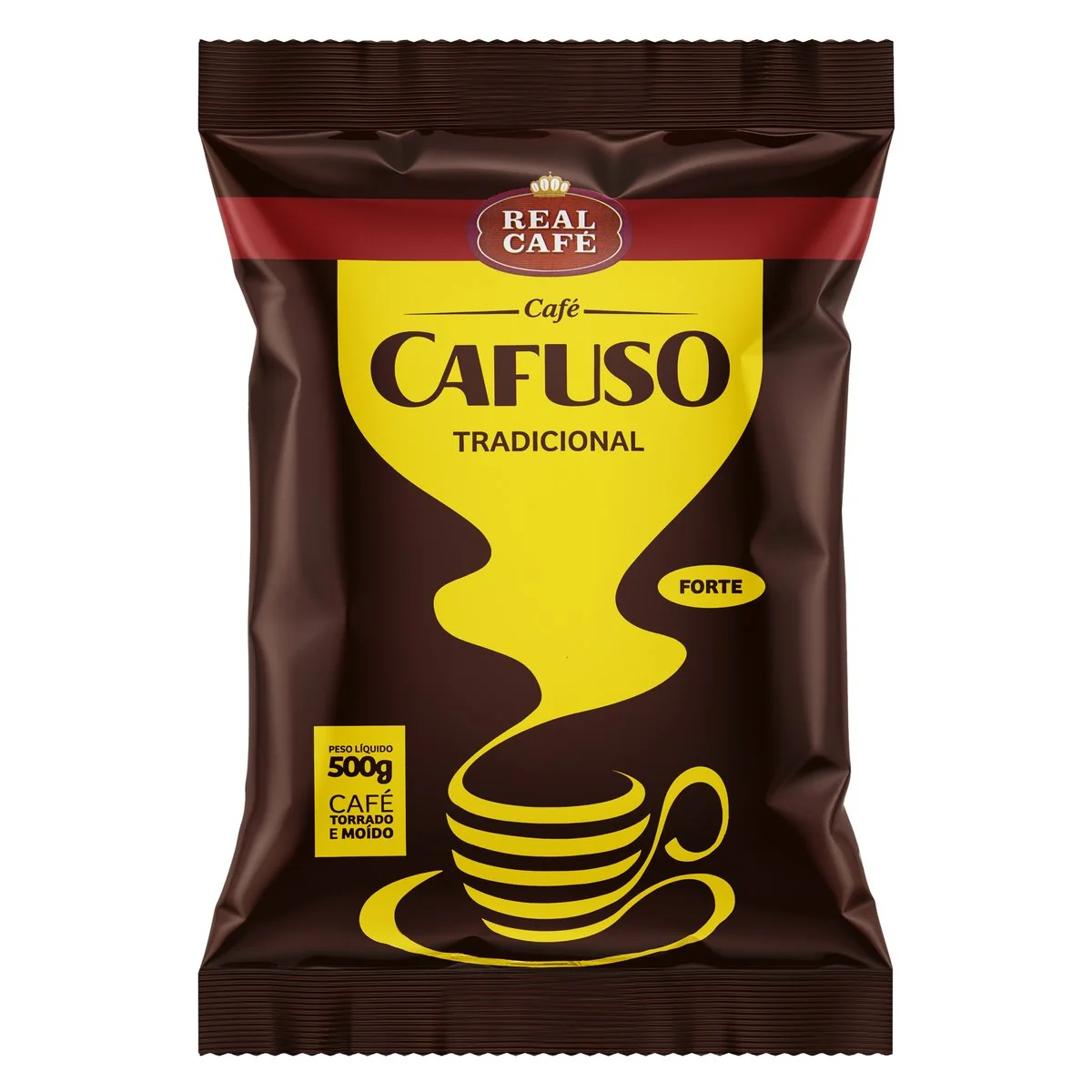 Café Torrado E Moído Tradicional Forte Cafuso Pacote 500g