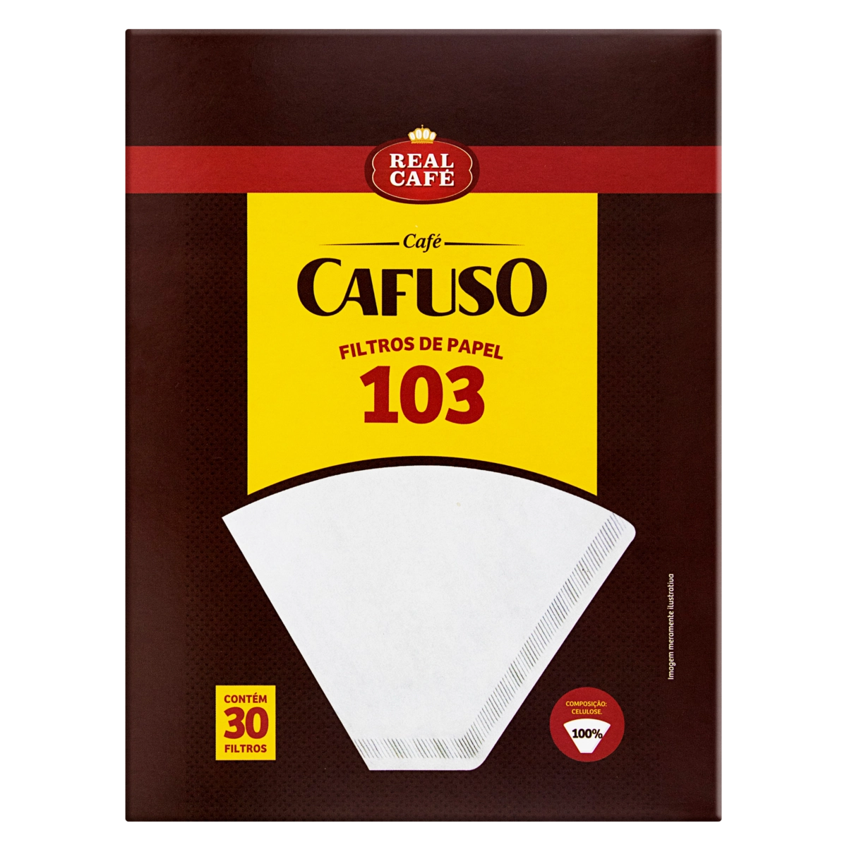 Filtro De Papel Cafuso 103 Caixa 30 Unidades