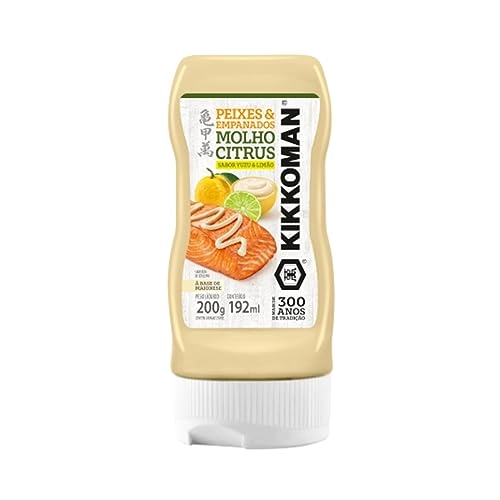 Molho Citrus à Base De Maionese Yuzu Limão Kikkoman Squeeze 192ml