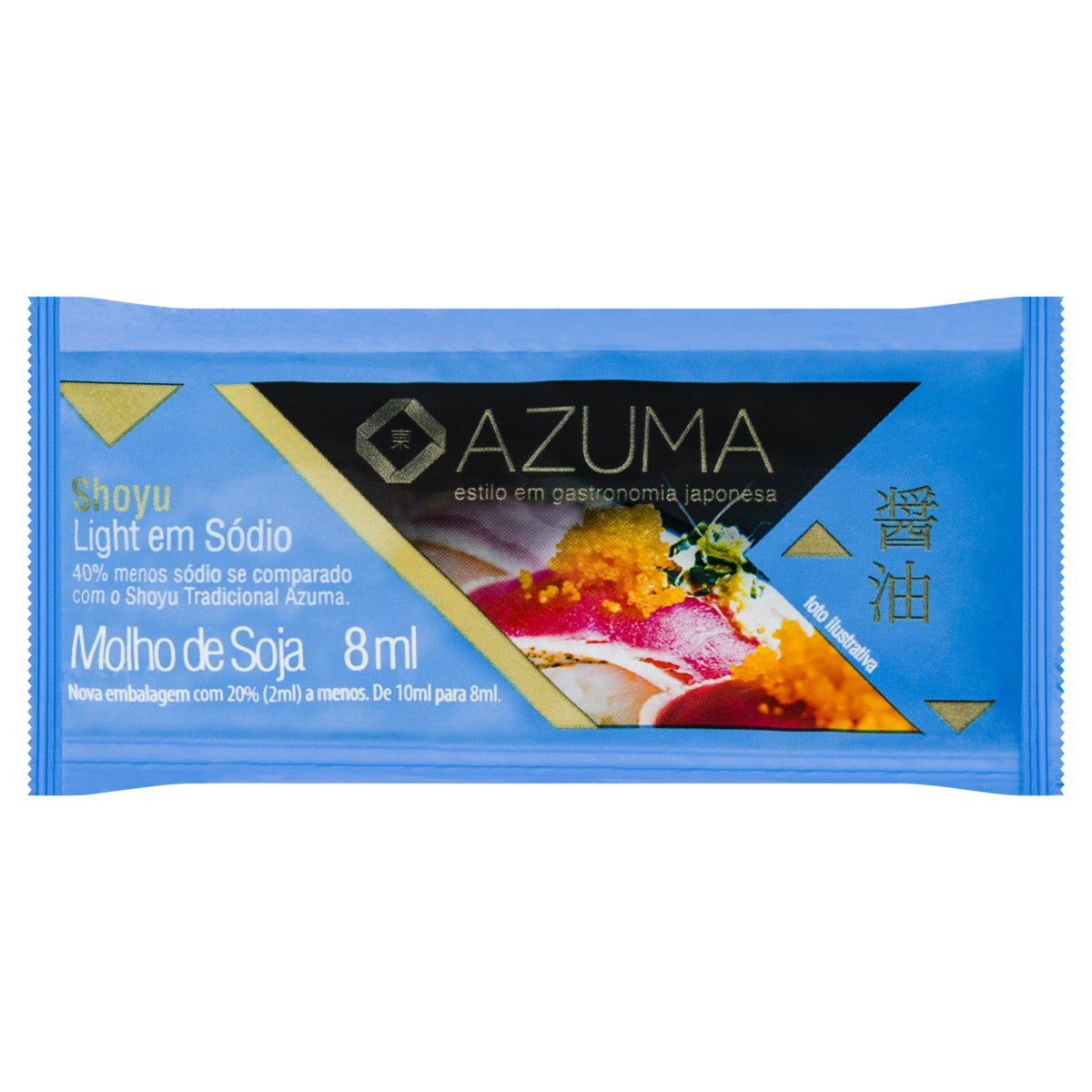 Molho Shoyu Light Azuma Sachê 8ml