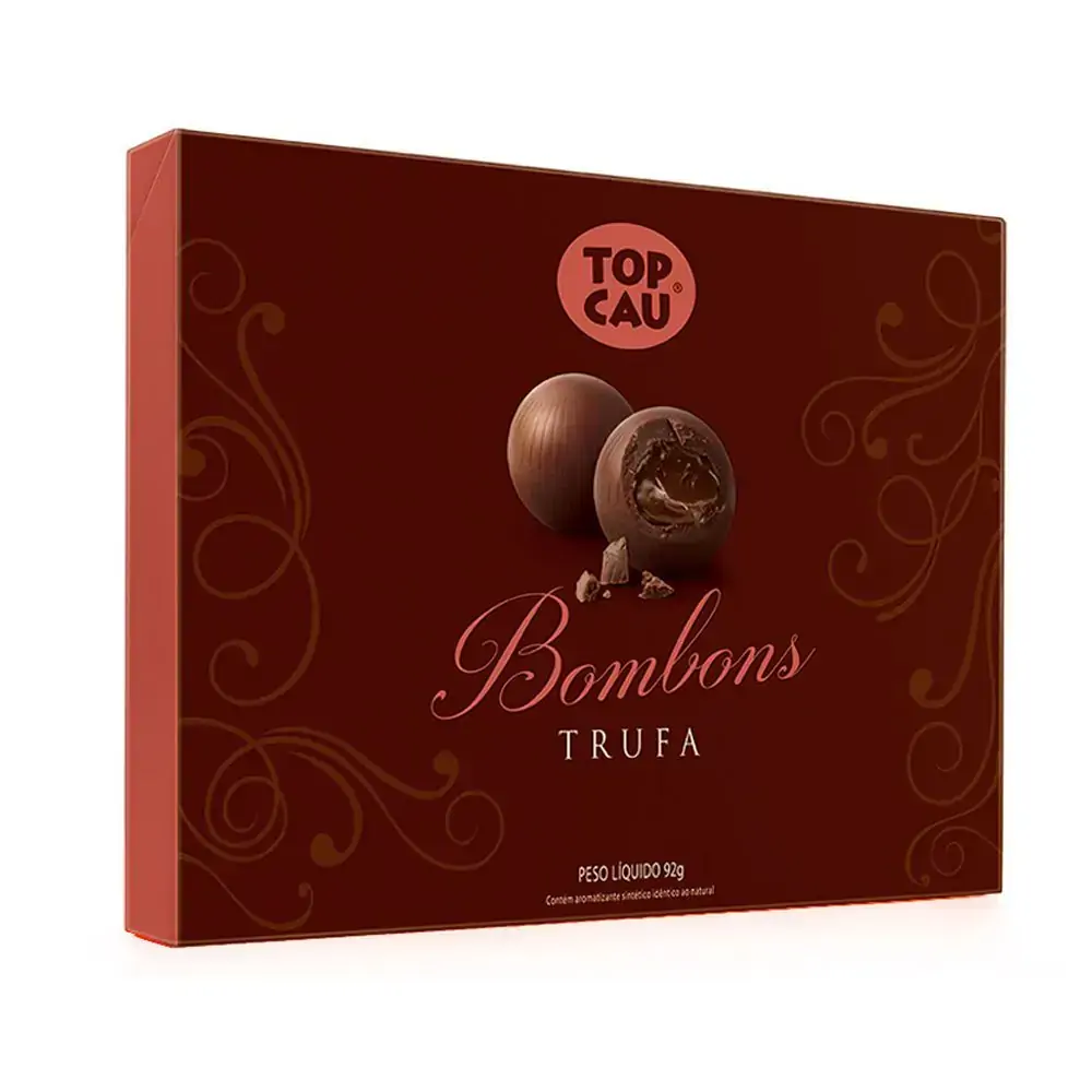 Bombom Top Cau Cx Presente Trufa 92g