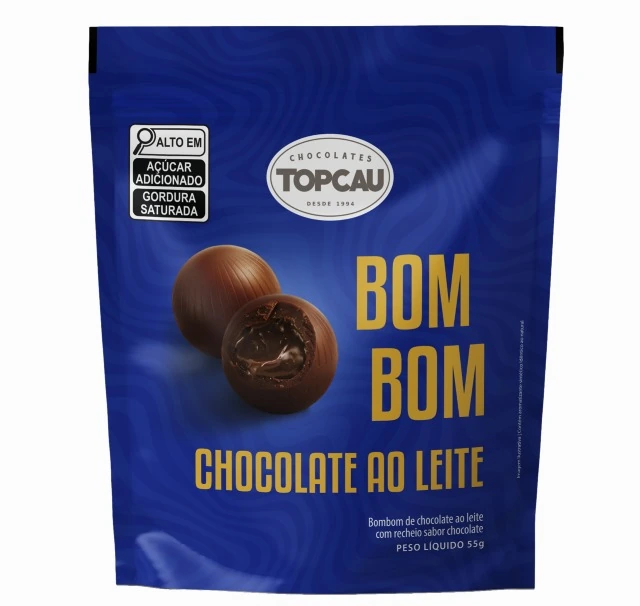 Bombom Trufa Ao Leite 55g Cx C 18un