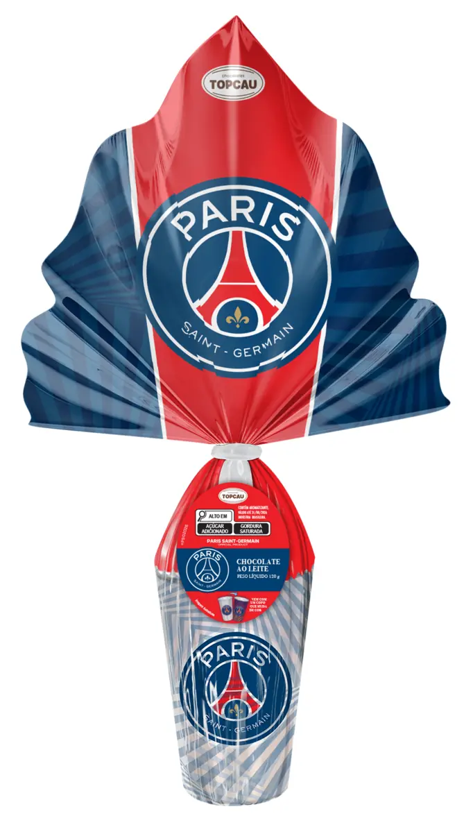 Ovo Pasc Choc Leite Psg Topcau 120g